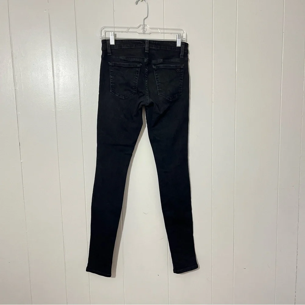 Joes Women Jeans Mid Rise The Skinny Black Size 26